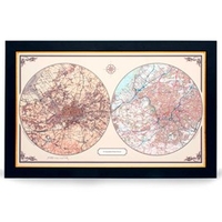 Personalised Double Up - Duo Century Map