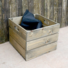 Personalised Empty Crate 3 Slats - 36 x 36 x 28cm