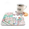 Personalised Map Jigsaw Coasters - London
