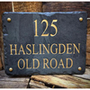 Personalised Rectangular House Sign - Silver