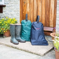 Personalised Wellington Boot Bag - Navy Blue