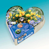 Plant-O-Tray Heart Preplanted Bulbs - Narcissus/Anemone