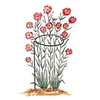 Plant Support Hoops - 75cm (30) tall x 30cm (12) dia. Pack of 12