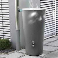 Rain Bowl Water Tank - Slate 210 Litre