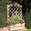 Rectangular Planter & Lattice