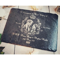 Royal Wedding Slate Plater