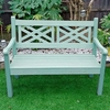 Salcombe 2 Seater Zero Maintenace Bench - Duck Egg Green