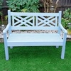 Salcombe 2 Seater Zero Maintenance Bench - Blue