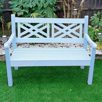 Salcombe 2 Seater Zero Maintenance Bench - Blue