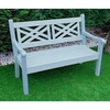 Salcombe 3 Seater Zero Maintenance Bench - Blue