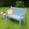 Seaton 2 Seater Zero Maintenance Bench - Blue