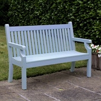 Seaton 3 Seater Zero Maintenance Bench - Blue