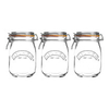 Set of 12 Kilner Clip Top Round Jars