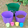 Seven Colourful Handy Trugs
