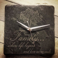 Slate Family Clock