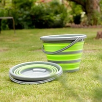 Spear & Jackson Collapsible Bucket - Green