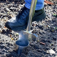Spear & Jackson Traditional Stainless Long Handle Bulb Planter
