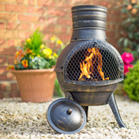 Squat Cast & Steel Chimenea
