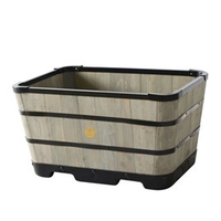 Tapered Greywash Planter - Trough
