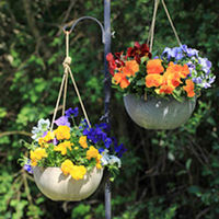Taupe Hanging Basket