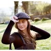 The Head Gardener Hat Black Pinstripe - Small