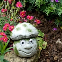 Toadstool with Solar Lights