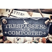 Trespassers Sign