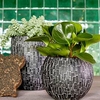 Vase ball Stone - black