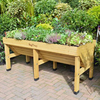 VegTrug 1.8m - Natural with Frame & Covers