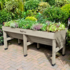 VegTrug 1.8m Greywash with Frame & Covers