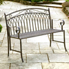 Versailles Garden Bench - Antique Grey