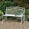 Versailles Garden Bench - Cream