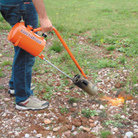 Weed Burner Flame Gun and Trolley