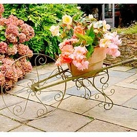 Wheelbarrow Plant Stand