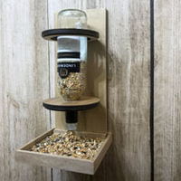 Wine Bottle Bird Feeder