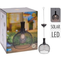 Wine Glass Solar Metal Hanging Light