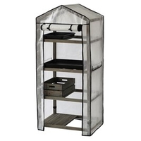 Wooden 4-tier Greenhouse