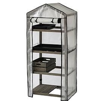 Wooden 4-tier Greenhouse