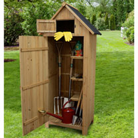 Wooden Garden Tool Shed