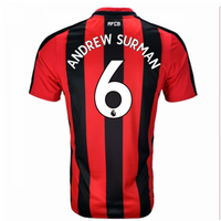2017-18 Stoke City Home Long Sleeve Shirt (Andrew Surman 6)