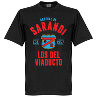 Arsenal Sarandi Established T-Shirt - Black - XXXXL