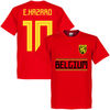 Belgium Hazard 10 Team KIDS T-shirt - Red - 4 Years