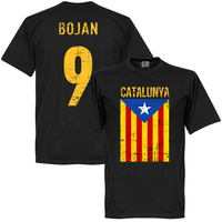 Bojan Vintage Catalunya Football T-Shirt - Black - L