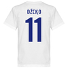 Bosnia Herzegovina Zmajevi Dzeko No. 11 T-shirt - White