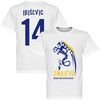 Bosnia Herzegovina Zmajevi Ibisevic No. 14 T-shirt - White