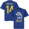Bosnia Herzegovina Zmajevi Ibsevic No.14 T-shirt- Royal