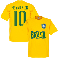 Brazil Neymar Jr 10 Team KIDS 10 T-shirt - Yellow - 2 Years
