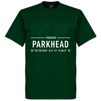 Celtic Home Coordinates T-Shirt - Bottle Green - XXL