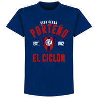 Cerro Porteno Established T-Shirt - Ultramarine - L