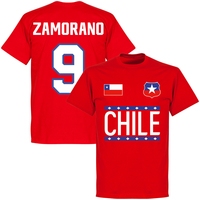 Chile Zamorano 9 Team KIDS T-shirt - Red - 4 Years